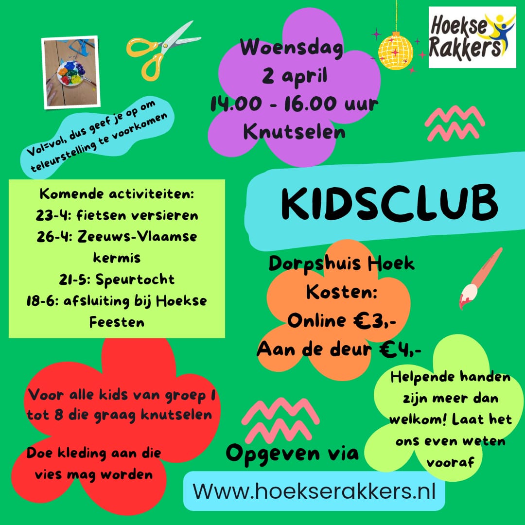Kidsclub 2 april