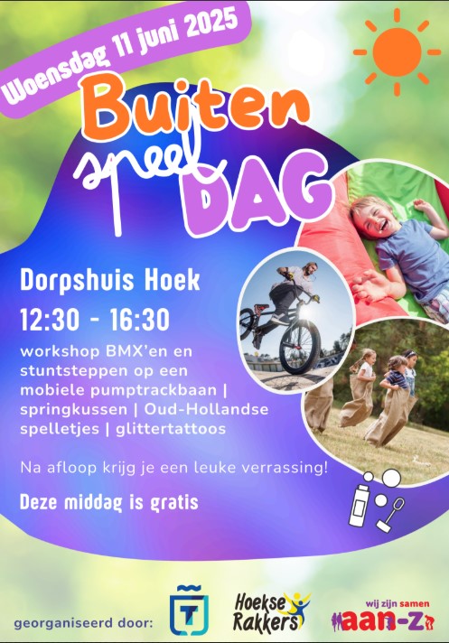 Buitenspeeldag Hoek – Aanmelden niet nodig