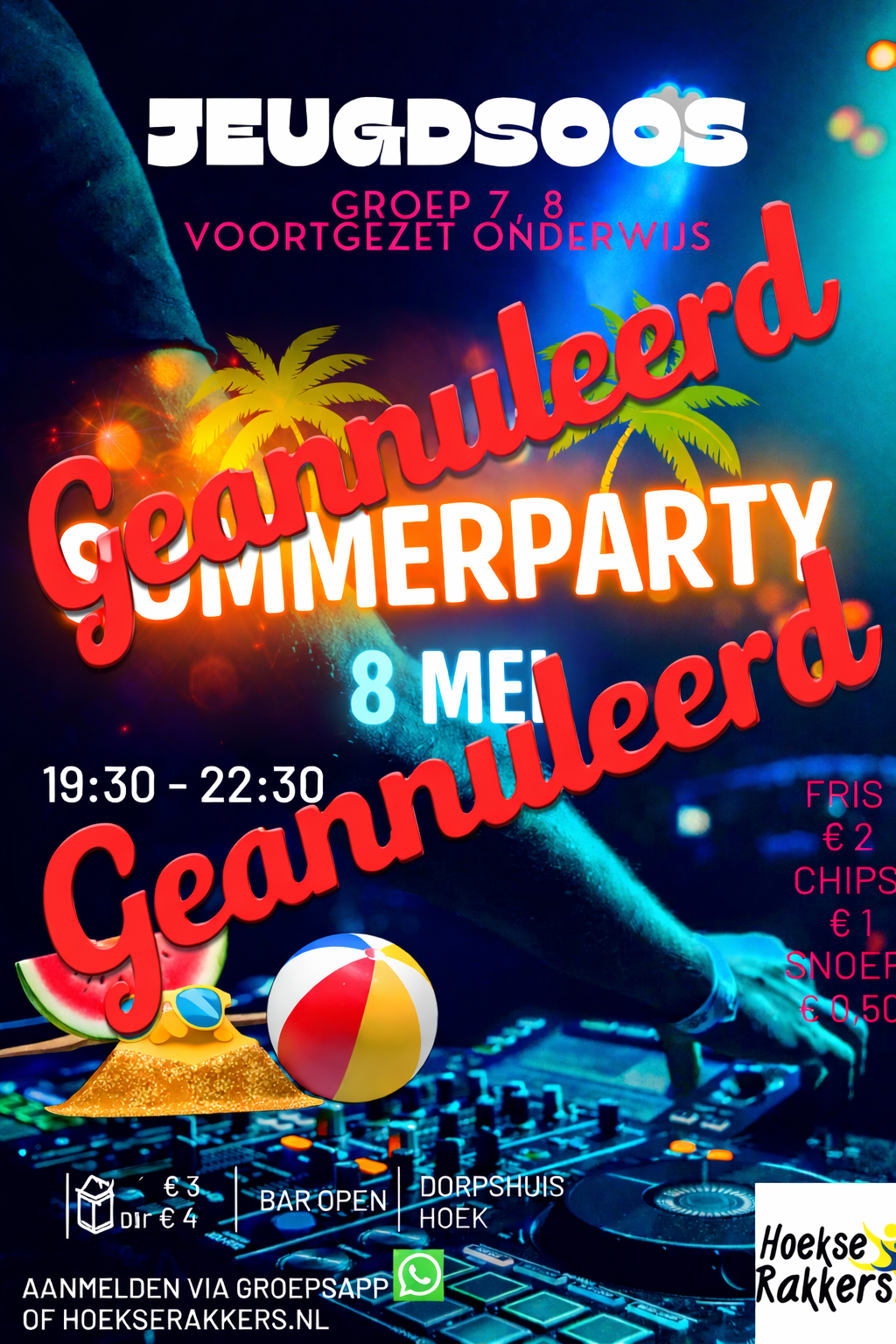 Summerparty (geannuleerd)
